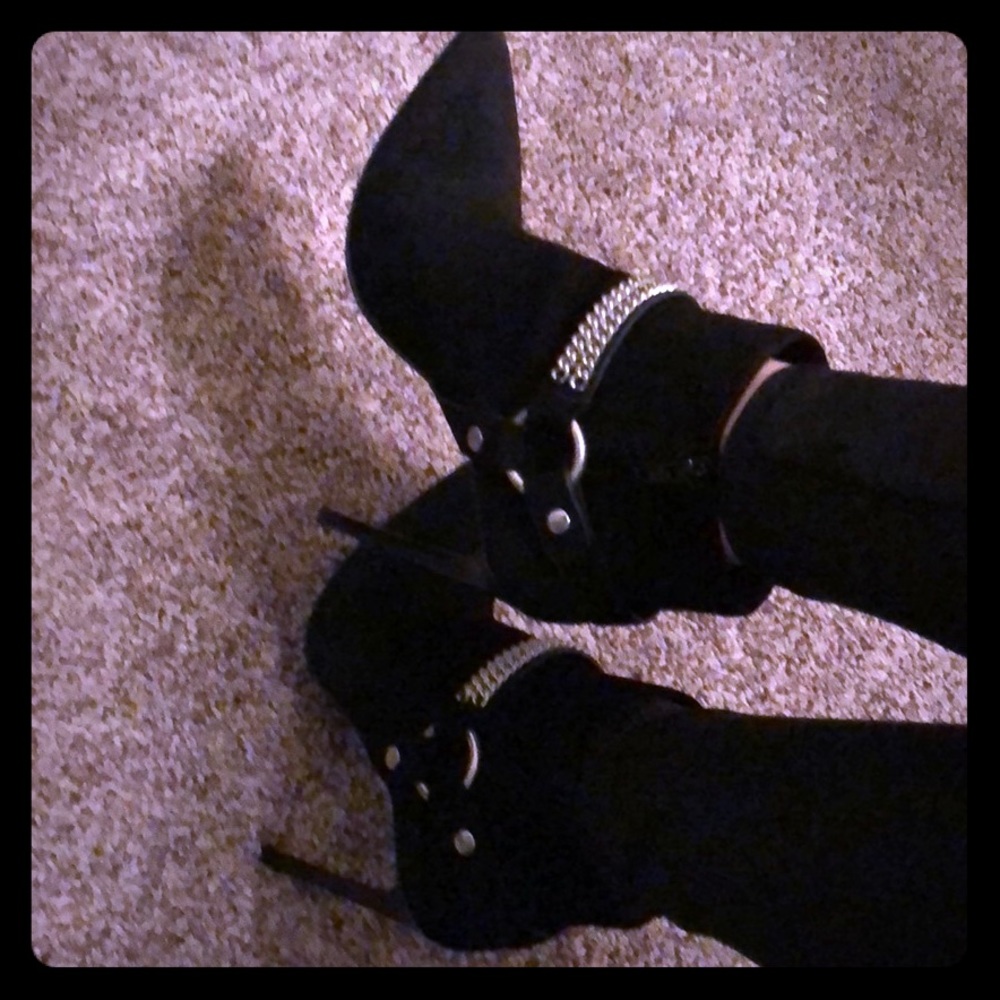 Saint Laurent blk booties